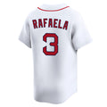 MATTH B.Red Sox #3 Ceddanne Rafaela Player White Limited Home Game Stitched Jerseys
