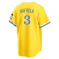 MATTH B.Red Sox #3 Ceddanne Rafaela Player Yellow Home Game Stitched Jerseys
