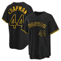 MATTH B.Red Sox #44 Aroldis Chapman Player Black Snake Skin City Home Game Stitched Jerseys