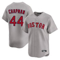 MATTH B.Red Sox #44 Aroldis Chapman Player Gray Road Limited Home Game Stitched Jerseys