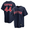 MATTH B.Red Sox #44 Aroldis Chapman Player Navy Home Game Stitched Jerseys