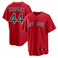 MATTH B.Red Sox #44 Aroldis Chapman Player Red Home Game Stitched Jerseys