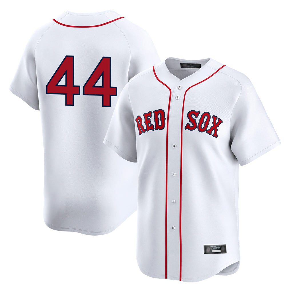 MATTH B.Red Sox #44 Aroldis Chapman Player White Limited Home Game Stitched Jerseys