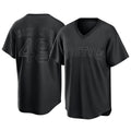 MATTH B.Red Sox #49 Tim Wakefield Player Black T-shirt Home Game Stitched Jerseys