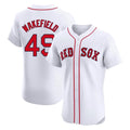 MATTH B.Red Sox #49 Tim Wakefield Player White Limited Elite Home Game Stitched Jerseys