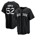 MATTH B.Red Sox #52 Wilyer Abreu Player Black Home Game Stitched Jerseys