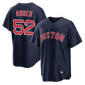 MATTH B.Red Sox #52 Wilyer Abreu Player Navy Home Game Stitched Jerseys