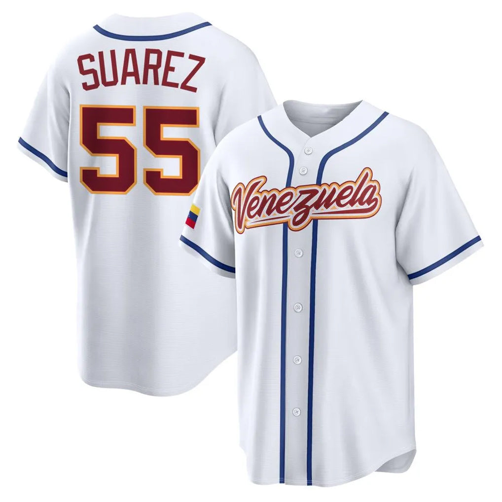 MATTH B.Red Sox #55 Ranger Su¡§¡érez Player White 2026 World Classic Limited Home Game Stitched Jerseys