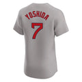 MATTH B.Red Sox #7 Masataka Yoshida Player Gray Road Limited Elite Home Game Stitched Jerseys
