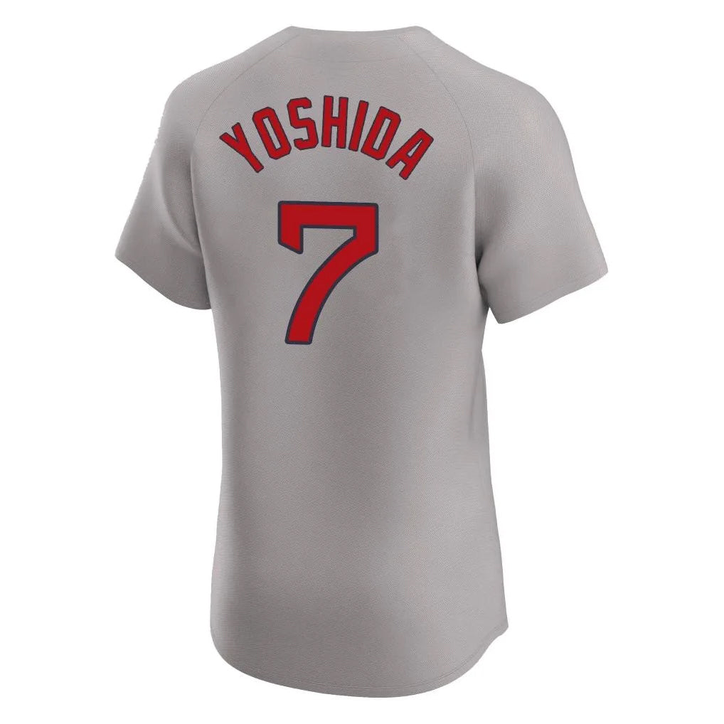 MATTH B.Red Sox #7 Masataka Yoshida Player Gray Road Limited Elite Home Game Stitched Jerseys