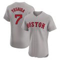 MATTH B.Red Sox #7 Masataka Yoshida Player Gray Road Limited Elite Home Game Stitched Jersey
