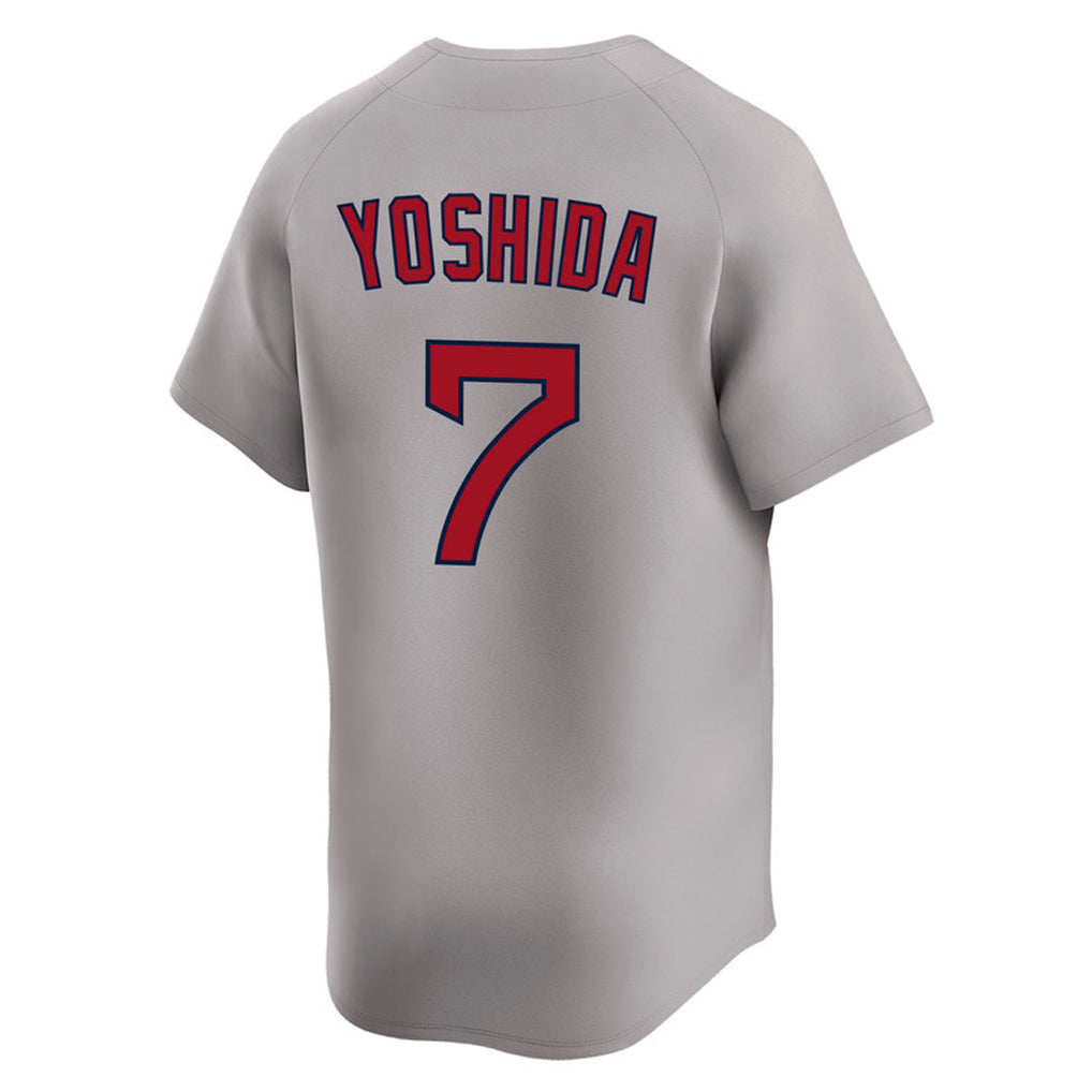 MATTH B.Red Sox #7 Masataka Yoshida Player Gray Road Limited Home Game Stitched Jerseys