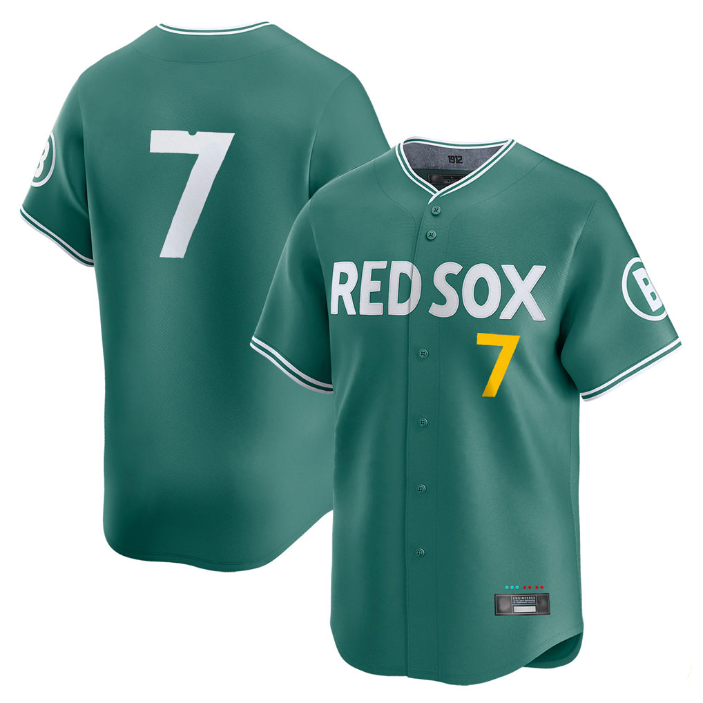 MATTH B.Red Sox #7 Masataka Yoshida Player Green City Connect Limited Home Game Stitched Jersey