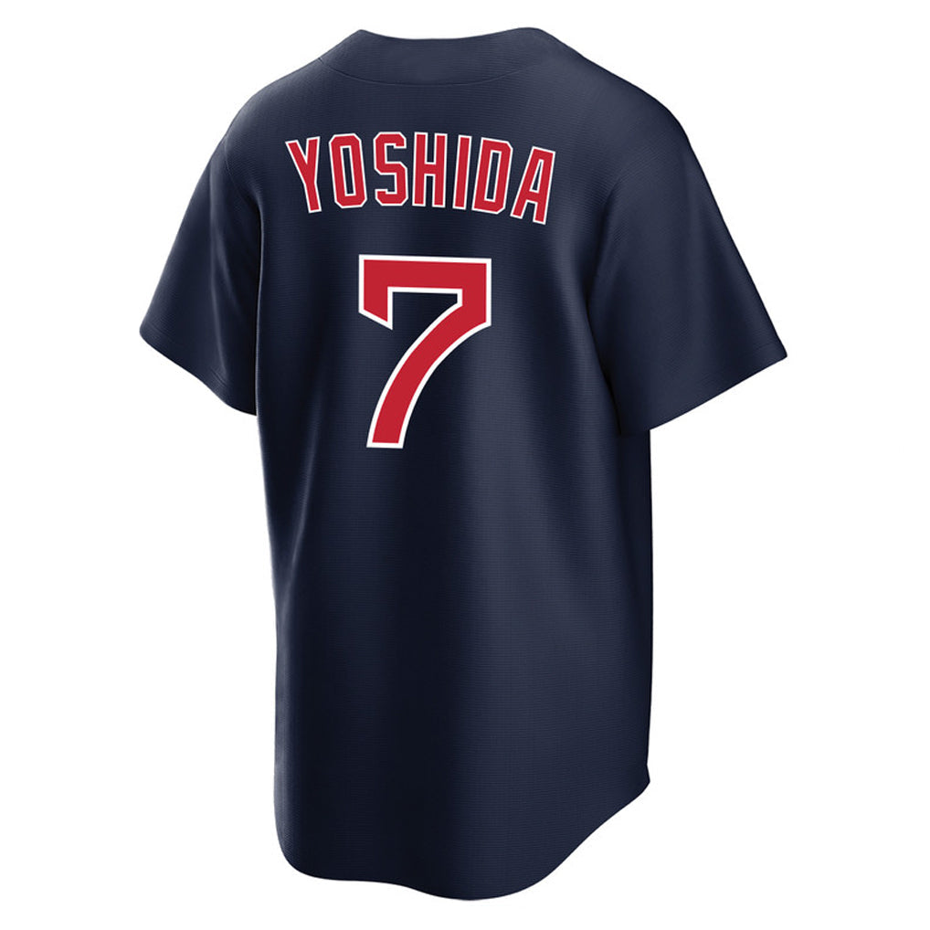 MATTH B.Red Sox #7 Masataka Yoshida Player Navy Home Game Stitched Jerseys