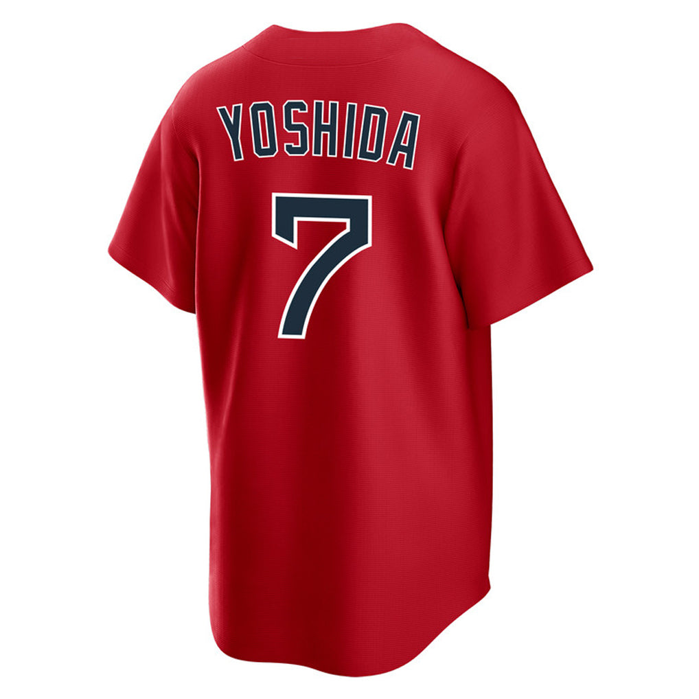 MATTH B.Red Sox #7 Masataka Yoshida Player Red Home Game Stitched Jerseys