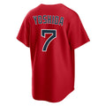 MATTH B.Red Sox #7 Masataka Yoshida Player Red Home Game Stitched Jerseys