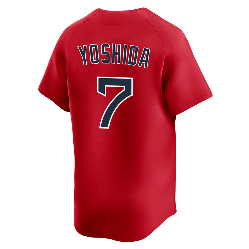 MATTH B.Red Sox #7 Masataka Yoshida Player Red Limited Home Game Stitched Jerseys
