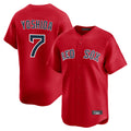 MATTH B.Red Sox #7 Masataka Yoshida Player Red Limited Home Game Stitched Jersey