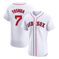 MATTH B.Red Sox #7 Masataka Yoshida Player White Limited Elite Home Game Stitched Jersey