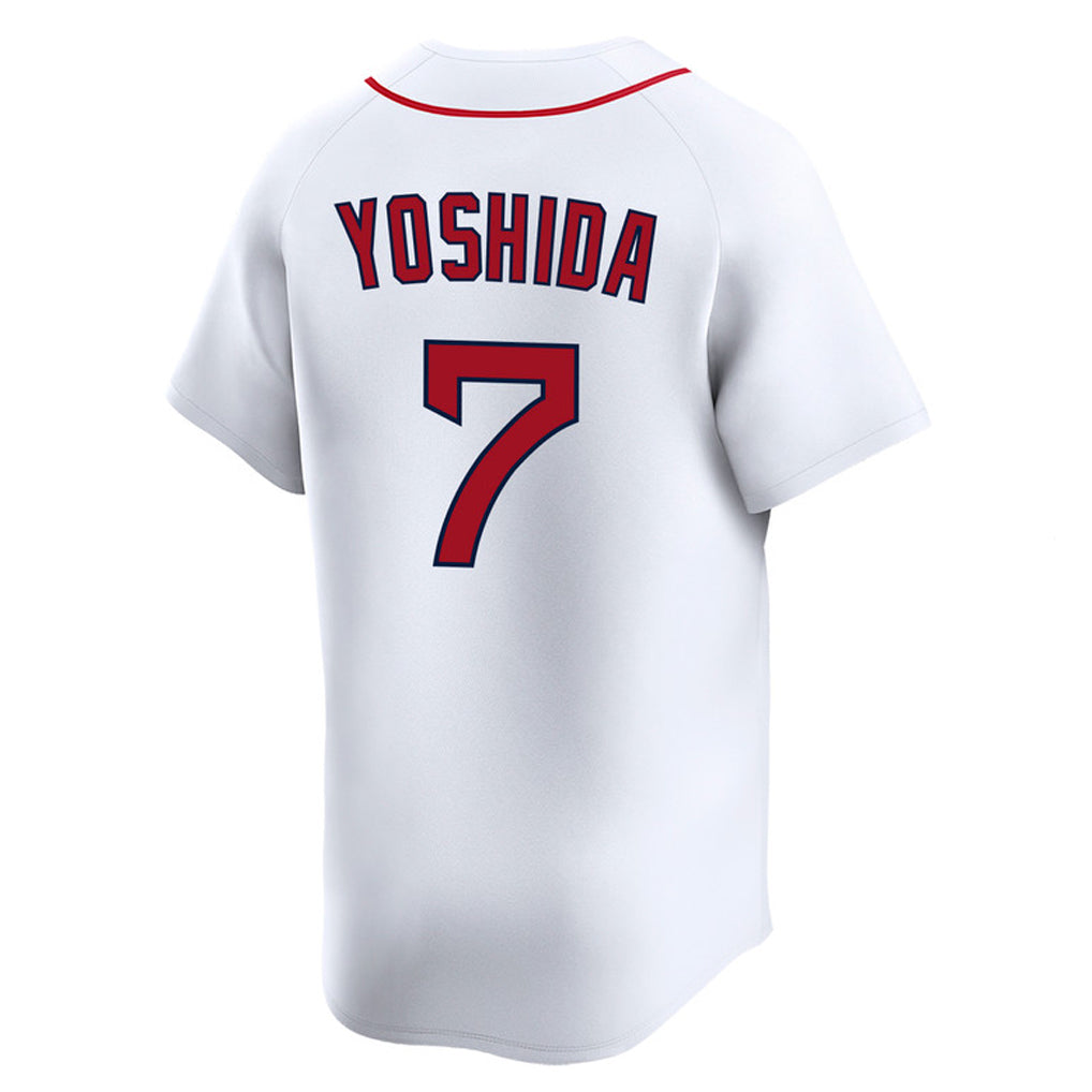 MATTH B.Red Sox #7 Masataka Yoshida Player White Limited Home Game Stitched Jerseys