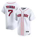 MATTH B.Red Sox #7 Masataka Yoshida Player White Limited Home Game Stitched Jersey