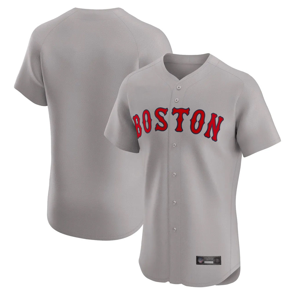 MATTH B.Red Sox Blank Player Gray Road Limited Home Game Stitched Jerseys