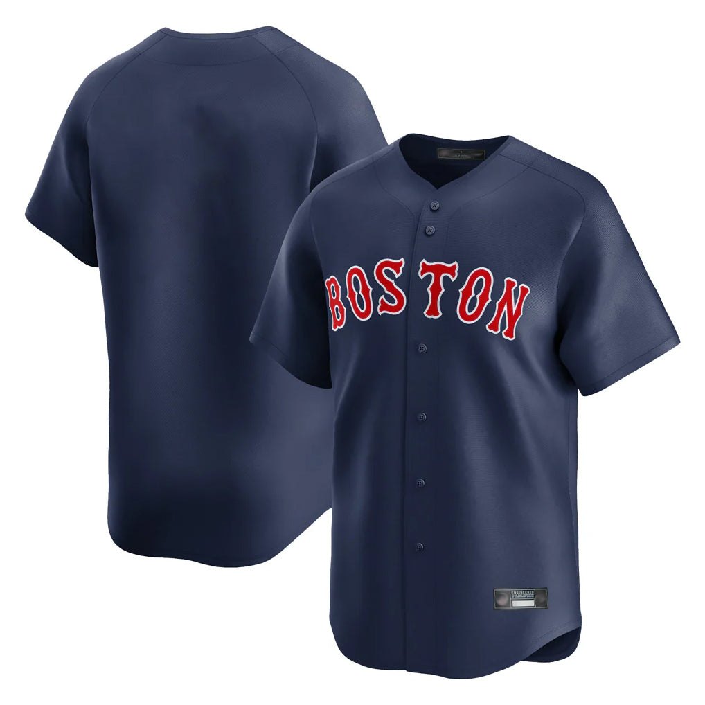 MATTH B.Red Sox Blank Player Navy Limited Home Game Stitched Jerseys