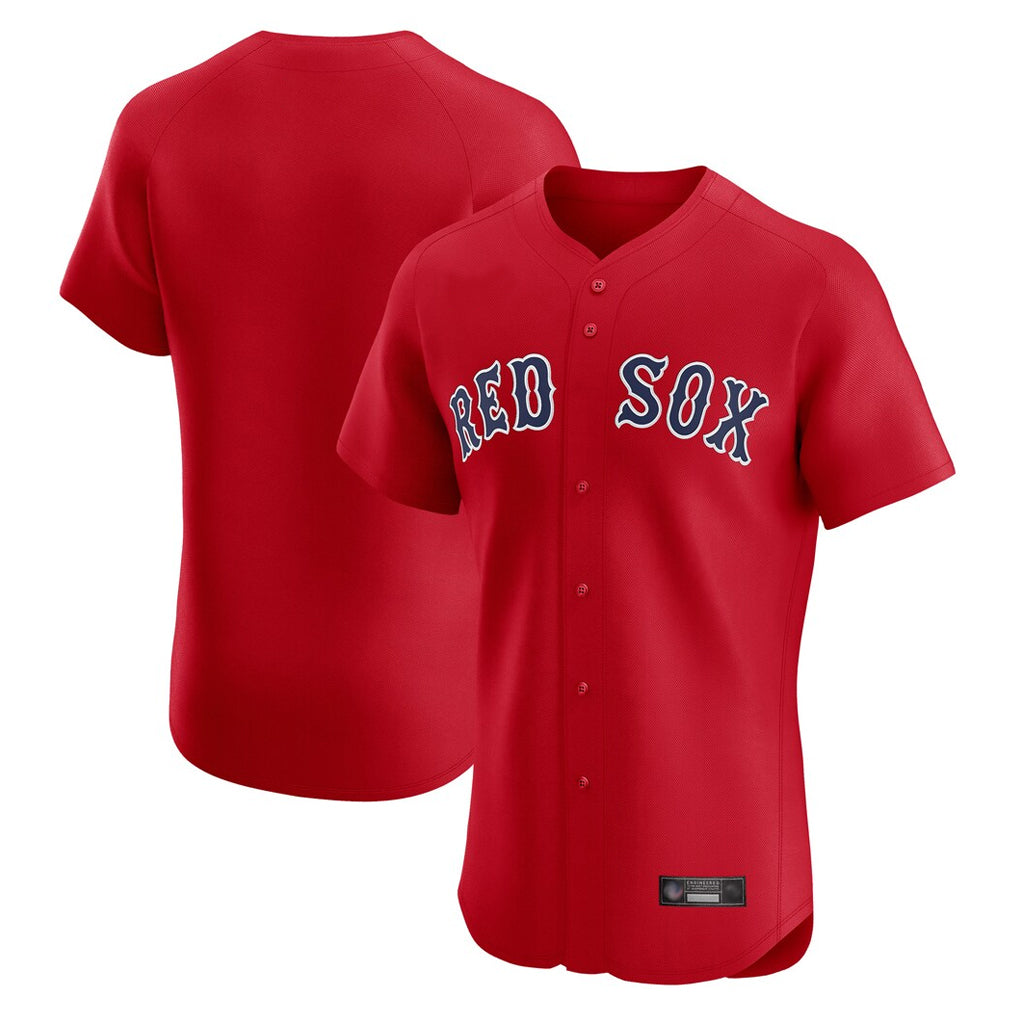 MATTH B.Red Sox Blank Player Red Limited Elite Home Game Stitched Jerseys