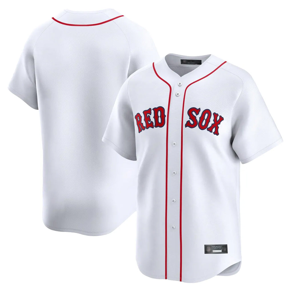MATTH B.Red Sox Blank Player White Limited Home Game Stitched Jerseys