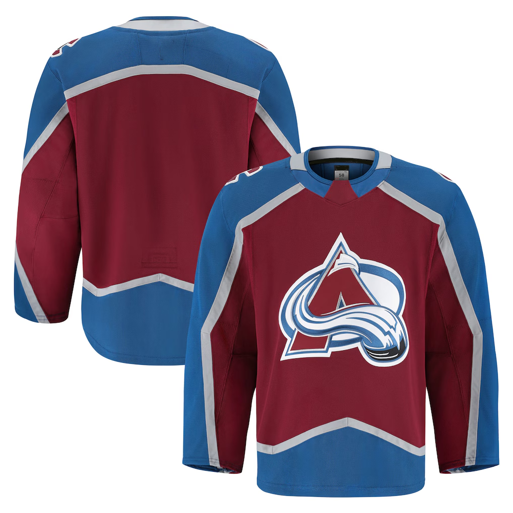 MATTH C.Avalanche Burgundy Home Authentic Pro Jerseys