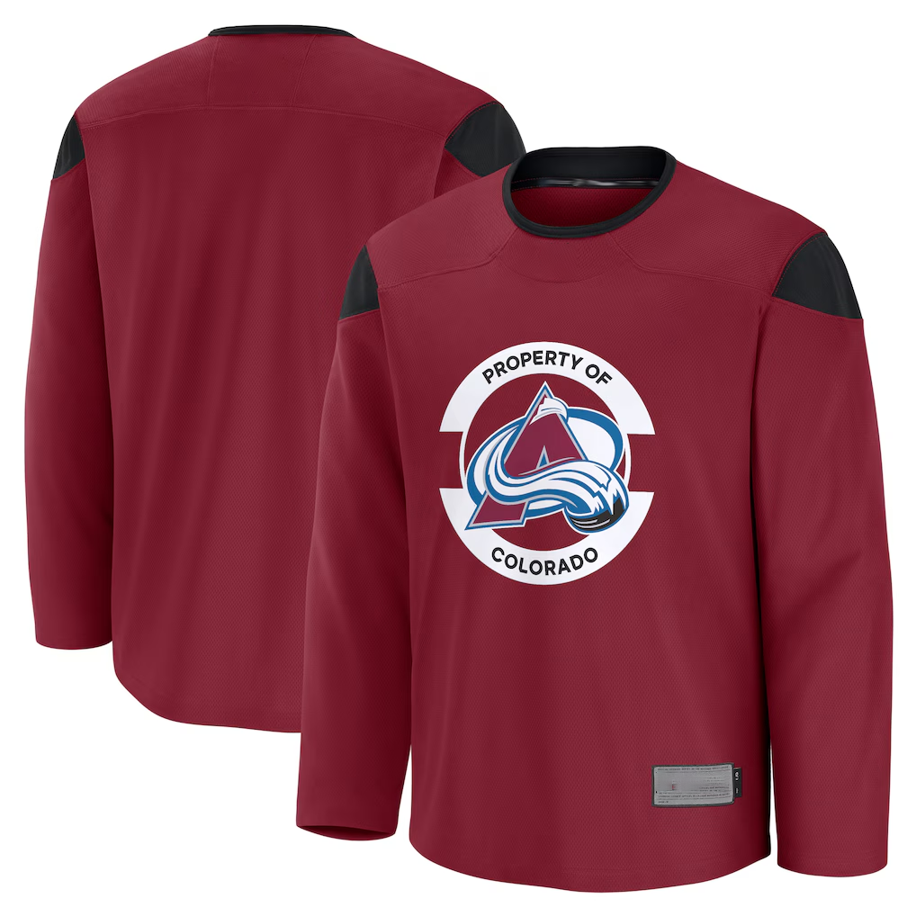 MATTH C.Avalanche Burgundy Practice Jerseys