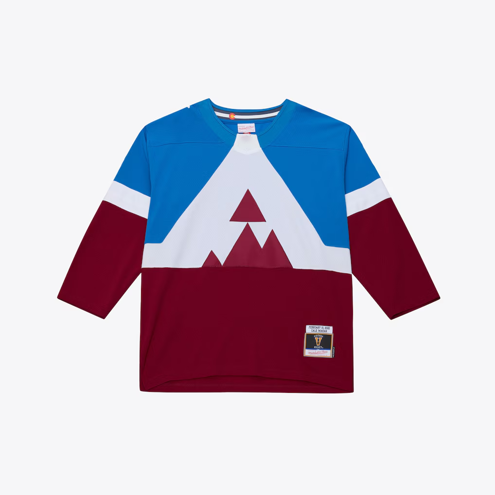 MATTH C.Avalanche Cale Makar Mitchell & Ness Blue 2020 Power Play Jerseys
