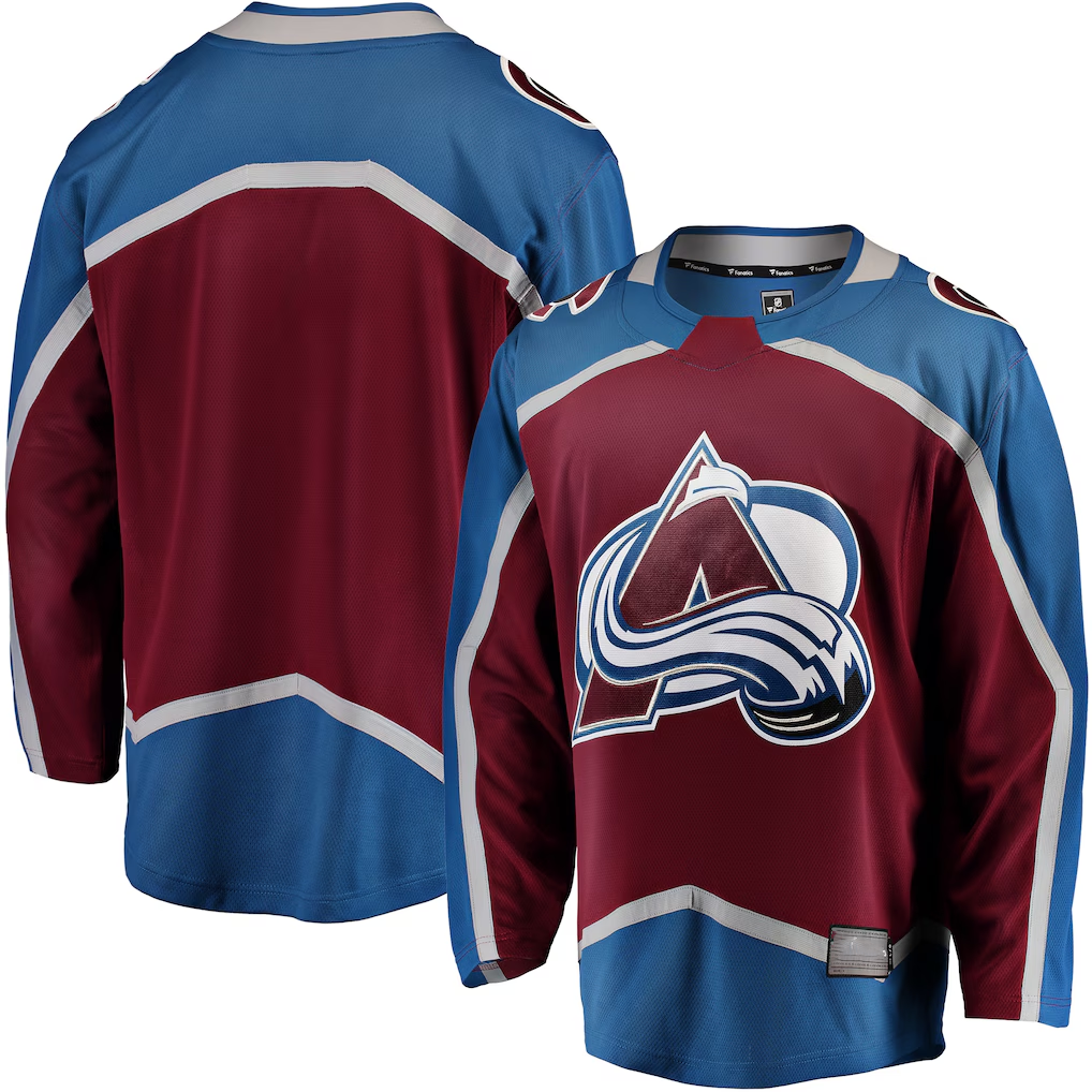 MATTH C.Avalanche Maroon Breakaway Home Jerseys