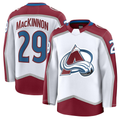 MATTH C.Avalanche #29 Nathan MacKinnon White Away Premium Jerseys