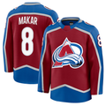 MATTH C.Avalanche #8 Cale Makar Burgundy Home Premium Jerseys