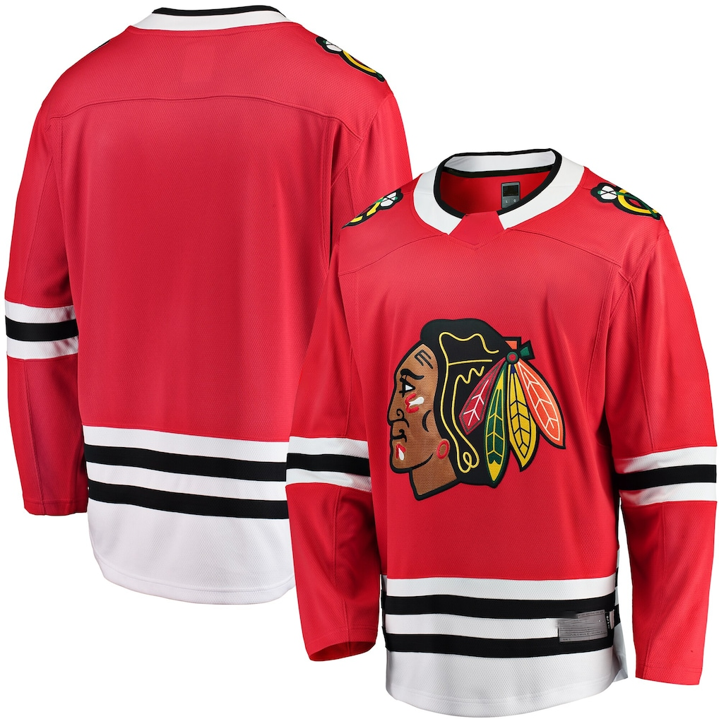 MATTH C.Blackhawks Red Breakaway Home Jerseys