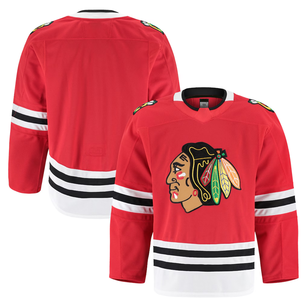 MATTH C.Blackhawks Red Home Authentic Pro Jerseys