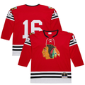 MATTH C.Blackhawks #16 Bobby Hull Scarlet 1960-61 Power Play Jerseys