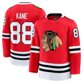 MATTH C.Blackhawks #88 Patrick Kane Red Premium Jerseys