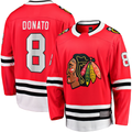 MATTH C.Blackhawks #8 Ryan Donato Red Home Breakaway Jerseys
