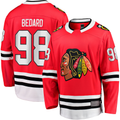 MATTH C.Blackhawks #98 Connor Bedard Red Home Breakaway Player Jerseys