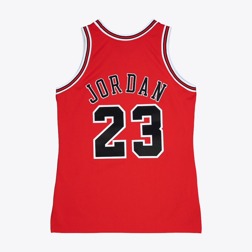 MATTH C.Bulls #23 Michael Jordan Mitchell & Ness Red 1997-98 Authentic Jerseys