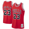 MATTH C.Bulls #23 Michael Jordan Mitchell & Ness Scarlet 1997-98 Hardwood Classics Authentic Jerseys