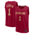 MATTH C.Cavaliers #1 James Harden  Wine Fast Break Replica Jerseys - Icon Edition