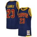 MATTH C.Cavaliers #23 LeBron James Mitchell & Ness Navy 201516 Hardwood Classics Authentic Jerseys