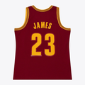 MATTH C.Cavaliers #23 LeBron James Mitchell & Ness Wine 2015-16 Swingman Jerseys