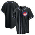 MATTH C.Cubs Black Home Game Blank Player Stitched Jerseys