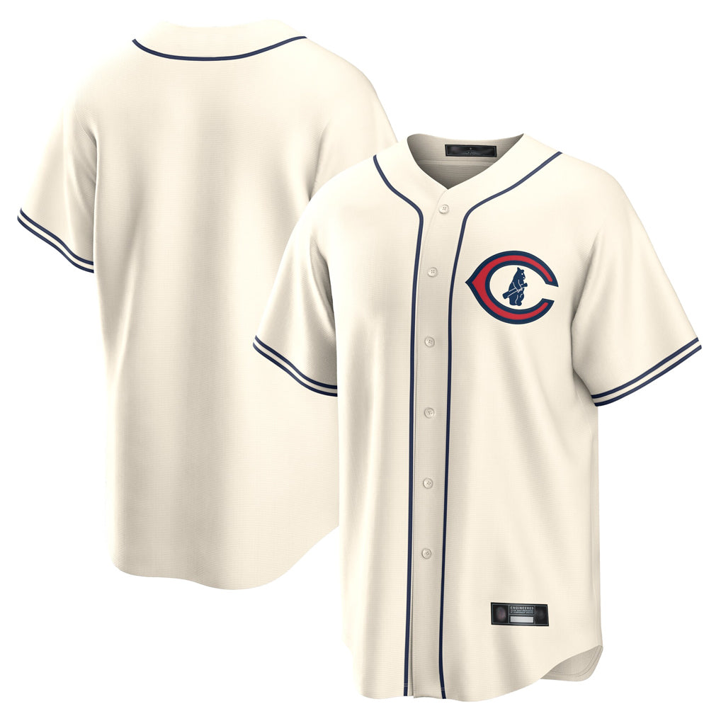 MATTH C.Cubs Cream Field of Dreams Home Game Blank Player Stitched Jerseys