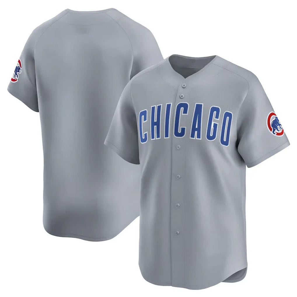 MATTH C.Cubs Gray Road Limited Home Game Blank Player Stitched Jerseys