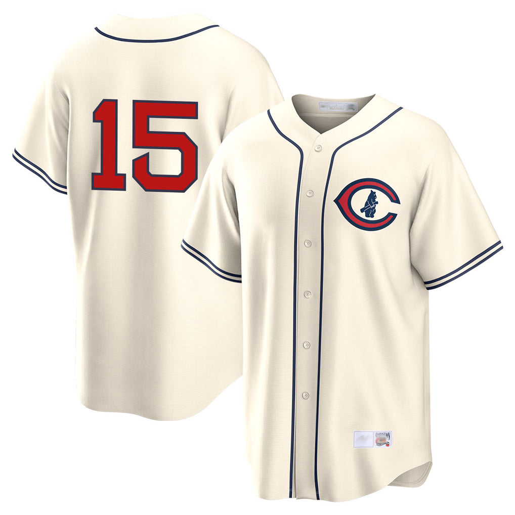 MATTH C.Cubs #15 Carson Kelly Player Cream Field of Dreams Home Game Stitched Jerseys